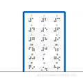 Spot braille text sticker printing